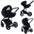 Dada Paradiso Max 500 Pure Black 3in1 multifunkciós babakocsi
