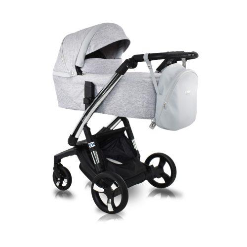 iBebe iSTOP multifunkciós babakocsi - Chrom/Gray textil