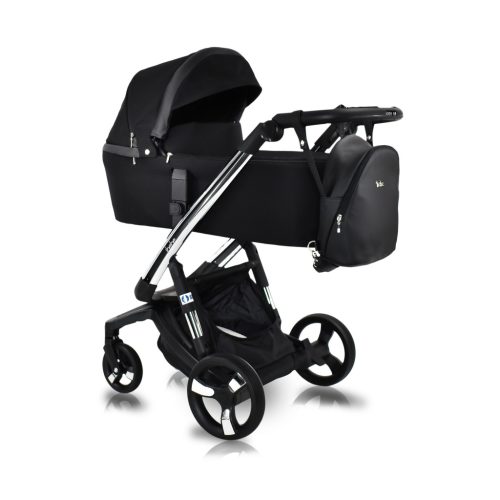 iBebe iSTOP multifunkciós babakocsi - Chrom/Black textil