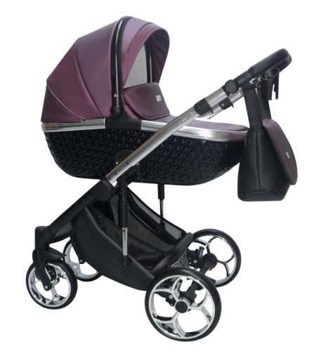 Sojan XSARA babakocsi 3in1 - Lila (fekete-ezüst vázzal)